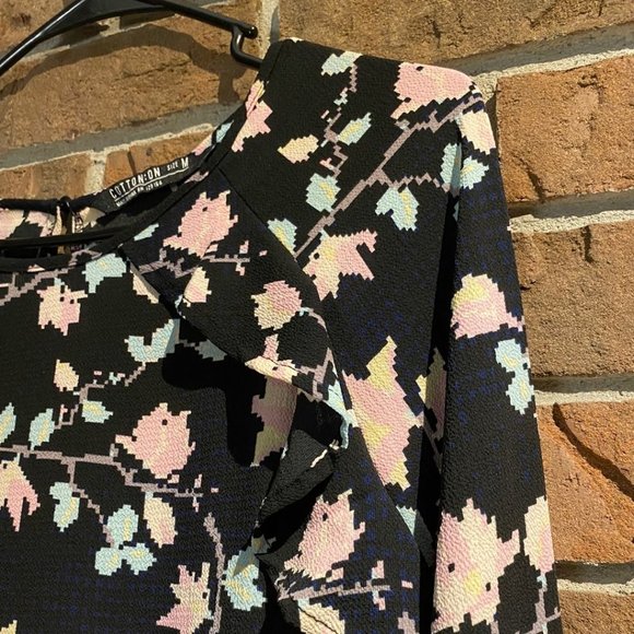 NWOT Cotton On Retro Floral Blank Dress Size M - Picture 5 of 12